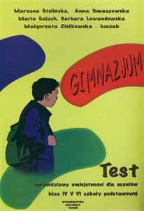 Picture of Test. Sprawdziany umiejetności dla uczniów klas IV-VI szkoły podstawowej