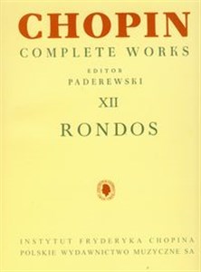 Obrazek Chopin Complete Works XII Rondos