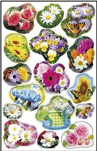 Obrazek Naklejki A ozdobne Bukiety