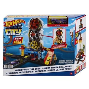 Picture of Hot Wheels City Wyścigowy warsztat opon zestaw