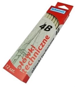 Obrazek Ołówek techniczny 4B (12szt)