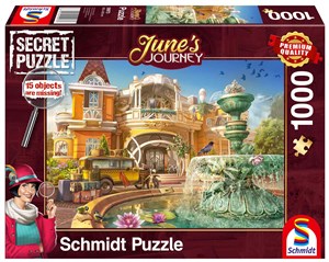 Obrazek Puzzle 1000 PQ JUNE'S JOURNEY Rodzinny dom na Wyspie Orchidei