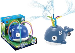 Picture of Wieloryb pryskający wodą