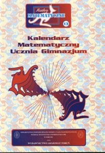 Picture of Miniatury matematyczne 13 Kalendarz matematyczny ucznia Gimnazjum