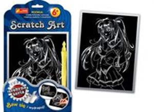 Picture of Scratch Art Dziewczyna z warkoczykami