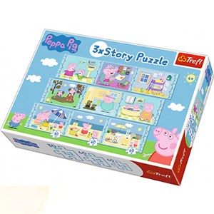 Picture of Puzzle Świnka Peppa 3xStory