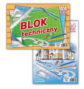 Picture of Blok techniczny A4/10K biały (10szt)