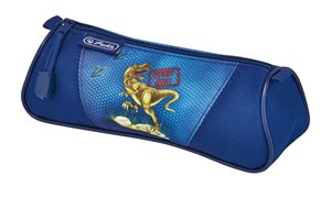 Obrazek Piórnik kosmetyczka trójkątny Dino