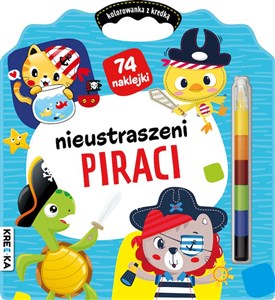 Picture of Nieustraszeni piraci. Kolorowanka z kredką