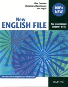 Picture of New English File Pre-Intermediate Student's Book Szkoły ponadgimnazjalne