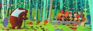 Obrazek Puzzle Leśni Przyjaciele 100