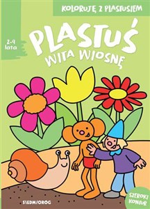 Obrazek Plastuś wita wiosnę Koloruję z Plastusiem 2-4 lata