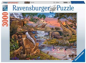 Picture of Puzzle 2D 3000 Królestwo zwięrząt 16465