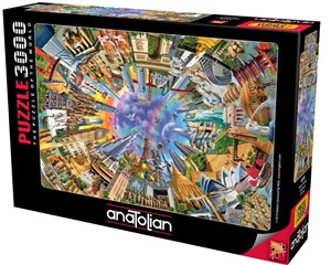Picture of Puzzle 3000 Zabytki z całego świata