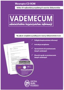 Picture of Vademecum administratora bezpieczeństwa informacji + CD-ROM