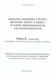 Picture of Badanie mowy pakiet B - promoc. przedszkola...