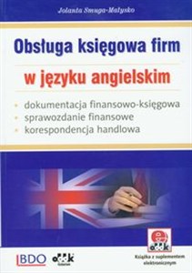 Picture of Obsługa księgowa firm w języku angielskim Dokumentacja finansowo-księgowa – sprawozdanie finansowe - korespondencja handlowa