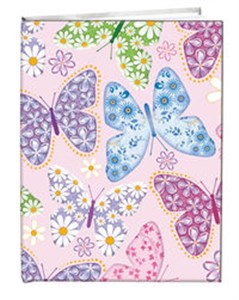 Picture of Notes gładki 13x18cm Motyl