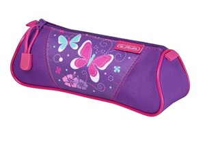 Obrazek Piórnik kosmetyczka trójkątny Butterfly