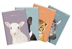 Obrazek Zeszyt do słówek A6/32K Animal (12szt) TOP2000