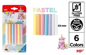 Obrazek Plastelina 6 kolorów pastel