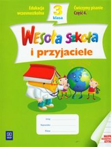 Picture of Wesoła szkoła i przyjaciele 3 Ćwiczymy pisanie Część 4 edukacja wczesnoszkolna