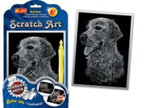 Obrazek Scratch Art Pies z językiem