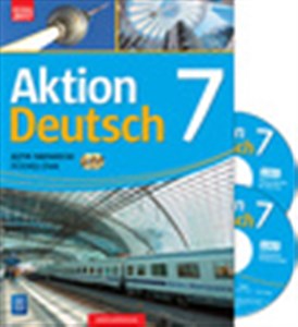 Obrazek Aktion Deutsch Język niemiecki 7 Podręcznik + 2 CD Szkoła podstawowa