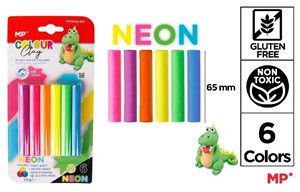 Picture of Plastelina 6 kolorów neon