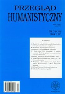 Obrazek Przegląd humanistyczny 3/2010