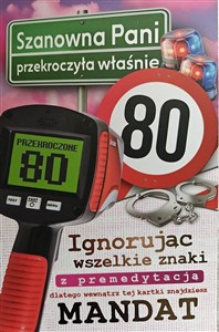 Obrazek Karnet Urodziny 80