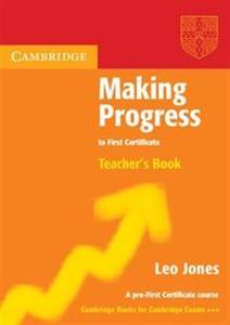 Picture of Making Progress to First Certificate Teacher's Book