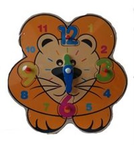 Picture of Układanka drewniana Zegar lew