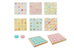 Picture of Drewniana gra memory mix