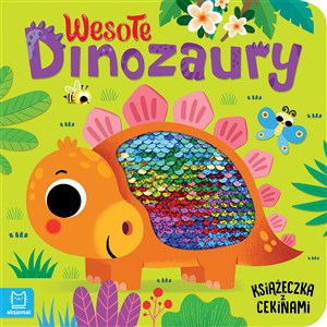 Obrazek Wesołe dinozaury Książeczka z cekinami