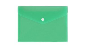 Obrazek Teczka koperta A5 satyna zielona