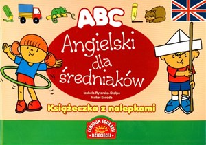 Obrazek ABC Angielski dla średniaków książeczka z nalepkami