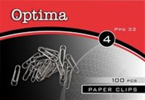 Obrazek Spinacze Optima 32mm 100 sztuk