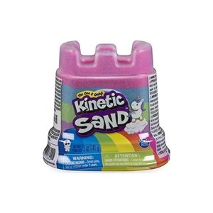 Obrazek Kinetic Sand Tęczowy zamek mix 141g