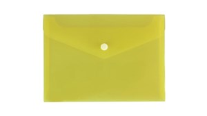 Obrazek Teczka koperta A5 satyna żółta