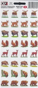 Obrazek Naklejki Alfika i Zetki 8 Zwierzęta leśne