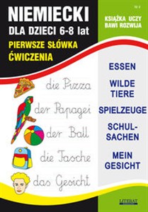 Picture of Niemiecki dla dzieci 6-8 lat Nr 4 Pierwsze słówka. Ćwiczenia
