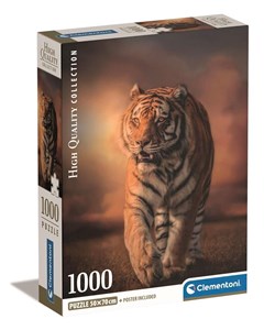 Obrazek Puzzle 1000 compact tiger