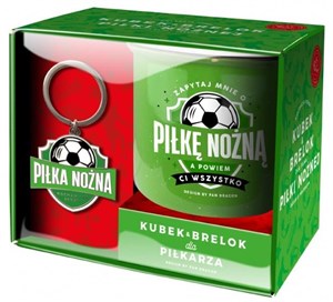 Obrazek Zestaw kubek + brelok Hobby-Piłka nożna