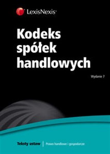 Obrazek Kodeks spółek handlowych