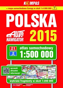 Obrazek Polska Atlas samochodowy 1:500 000