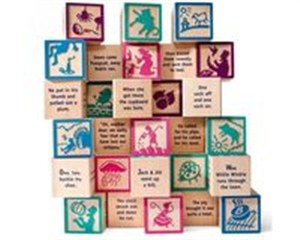 Picture of Angielskie Rymowanki Drewniane Klocki