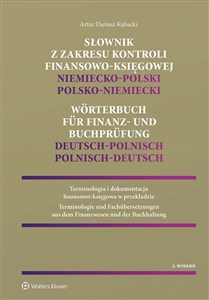 Picture of Słownik z zakresu kontroli finansowo-księgowej Niemiecko-polski, polsko-niemiecki