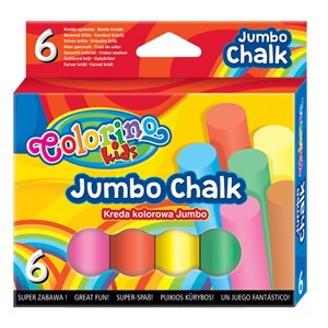 Picture of Colorino kids Kreda kolorowa Jumbo w pudełku 6 kolorów