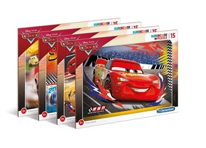 Picture of Puzzle ramkowe 15 Super kolor Cars